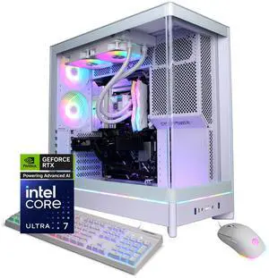 CyberPowerPC Gamer Supreme Liquid Cool GXL70490 - Intel Core Ultra 7 265KF 3.9GHz CPU, 32GB DDR5, NVIDIA GeForce RTX 5060 Ti 16GB, 2TB PCIe 4.0 NVMe SSD & Win 11 Home