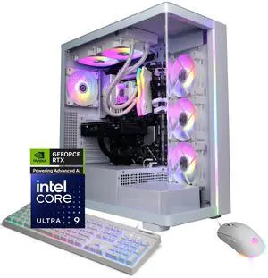 CyberPowerPC Gamer Supreme Liquid Cool GXL70520 - Intel Core Ultra 9 285 2.5GHz CPU, 32GB DDR5, NVIDIA GeForce RTX 5060 Ti 16GB, 2TB PCIe 4.0 NVMe SSD & Win 11 Home