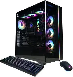 CyberPowerPC Gamer Supreme Liquid Cool GML70570 - AMD Ryzen 9 9900X 4.4GHz CPU, 32GB DDR5, NVIDIA GeForce RTX 5060 Ti 16GB, 2TB PCIe 4.0 NVMe SSD & Win 11 Home