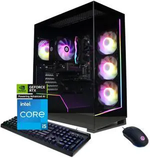 CyberPowerPC Gamer Xtreme GXL70580 - Intel Core i5-14400F 2.5GHz CPU, 16GB DDR5, NVIDIA GeForce RTX 5060 Ti 8GB, 2TB PCIe 4.0 NVMe SSD & Win 11 Home