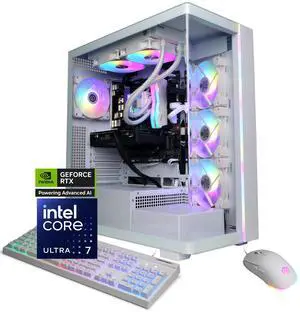 CyberPowerPC Gamer Supreme Liquid Cool GXL70610 - Intel Core Ultra 7 265F 2.4GHz CPU, 32GB DDR5, NVIDIA GeForce RTX 5060 Ti 8GB, 2TB PCIe 4.0 NVMe SSD & Win 11 Home