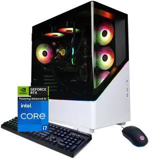 CyberPowerPC Gamer Supreme Liquid Cool GXL70670 - Intel Core i7-14700F 2.1GHz CPU, 16GB DDR5, NVIDIA GeForce RTX 5060 8GB, 2TB PCIe 4.0 NVMe SSD & Win 11 Home
