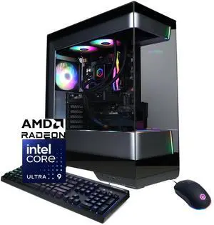 CyberPowerPC Gamer Supreme Liquid Cool GXL70810 - Intel Core Ultra 9 285 2.5GHz CPU, 32GB DDR5, AMD Radeon RX 9060 XT 16GB, 2TB PCIe 4.0 NVMe SSD & Win 11 Home