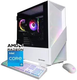 CyberPowerPC Gamer Xtreme GXL70870 - Intel Core i5-14400F 2.5GHz CPU, 16GB DDR5, AMD Radeon RX 9060 XT 8GB, 1TB PCIe 4.0 NVMe SSD & Win 11 Home