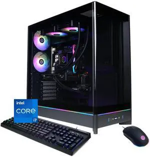 CyberPowerPC Gamer Supreme Liquid Cool GXL70890 - Intel Core i7-14700F 2.1GHz CPU, 16GB DDR5, AMD Radeon RX 9060 XT 8GB, 2TB PCIe 4.0 NVMe SSD & Win 11 Home