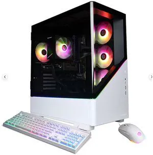 CyberPowerPC GMA3000SST Gaming Desktop Computer - AMD Ryzen 5 9500F - 16GB - 1TB SSD - GeForce RTX 5060 8GB - Windows 11 Home - Wi-Fi 6 - BT5.3 CyberPowerPC GMA3000SST Gaming Desktop Computer - AMD Ryzen 5 9500F - 16GB - 1TB SSD - GeForce RTX 5060 8GB - Windows 11 Home - Wi-Fi 6 - BT5.3