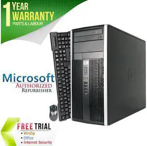 HP Desktop Computer Pro 6200 Intel Core i3-2100 8GB DDR3 320GB HDD Intel HD Graphics 2000 Windows 10 Pro