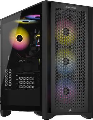 CORSAIR VENGEANCE i7400 Series Gaming PC - Liquid Cooled Intel Core i5 13600KF CPU - NVIDIA GeForce RTX 4060Ti Graphics - 32GB CORSAIR VENGEANCE RGB DDR5 Memory