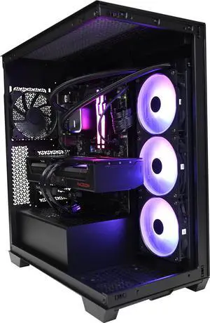 Stoneforged Falchion Gaming PC, AMD Ryzen 7 7800X3D, AMD Radeon RX 9070 XT, 32GB DDR5 6000, 2TB NVMe SSD, 850W 80+ Gold, Windows 11 Home
