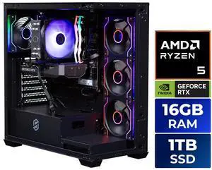 Stoneforged Ram Gaming PC, AMD Ryzen 5 7600X, NVIDIA GeForce RTX 5060 Ti 16GB, 16GB DDR5, 1TB NVMe SSD, 700W, Windows 11 Home Stoneforged Ram Gaming PC, AMD Ryzen 5 7600X, NVIDIA GeForce RTX 5060 Ti 16GB, 16GB DDR5, 1TB NVMe SSD, 700W, Windows 11 Home