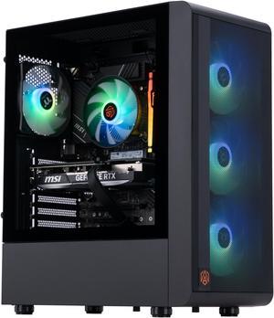 ABS Stratos Aqua Gaming PC – Windows 11 Home - Intel i5 – GeForce RTX 4070 – DLSS 3 - AI-Powered Performance - 16GB DDR5 5600MHz - 1TB M.2 NVMe SSD – SA13400F4070