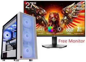 ABS Eurus Ruby Gaming PC - Windows 11 - AMD Ryzen 7 9800X3D - GeForce RTX 5070 Ti - DLSS 4 - AI-Powered Performance - 32GB DDR5 6000MHz - 2TB M.2 NVMe SSD - ER9800X3D5070TI3