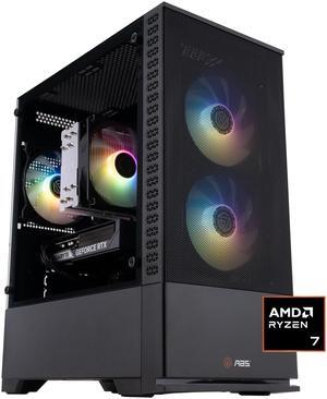 ABS Cyclone Aqua Gaming PC - Windows 11 - AMD Ryzen 7 9700X - GeForce RTX 5060 TI 16G - DLSS 4 - AI-Powered Performance - 32GB DDR5 6000MHz - 1TB M.2 NVMe SSD - CA9700X5060TI