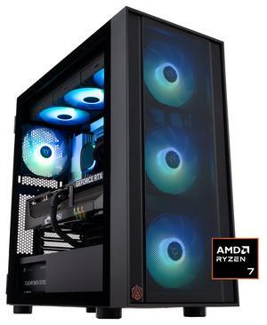 ABS Cyclone Ruby Gaming PC - Windows 11 - AMD Ryzen 7 9700X - GeForce RTX 5060 - DLSS 4 - AI-Powered Performance - 32GB DDR4 3200MHz - 1TB M.2 NVMe
