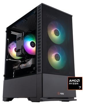 ABS Cyclone Ruby Gaming PC - Windows 11 - AMD Ryzen 7 9700X - GeForce RTX 5060 - DLSS 4 - AI-Powered Performance - 32GB DDR4 3200MHz - 1TB M.2 NVMe SSD - CR9700X5060