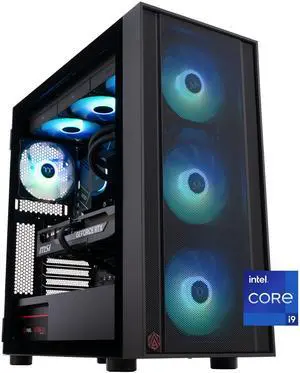 ABS Eurus Aqua Gaming PC - Windows 11 - Intel Core i9-14900KF - GeForce RTX 5070 Ti -  DLSS 4 - AI-Powered Performance - 32GB DDR5 6400 - 2TB M.2 NVMe SSD - EA14900KF5070TI2