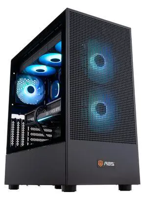 ABS Aeolian Ruby Gaming PC - Windows 11 - AMD Ryzen 7 7800X3D - GeForce RTX 5070 Ti -  DLSS 4 - AI-Powered Performance - 32GB DDR5 6000 - 2TB M.2 NVMe SSD - AR7800X3D5070TI3