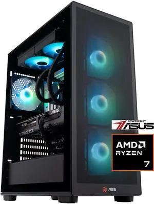 ABS Stratos II Ruby Gaming PC Powered by Asus - Windows 11 - AMD Ryzen 7 9800X3D - GeForce RTX 5080 - DLSS 4 - AI-Powered Performance - 32GB DDR5 6000MHz - 2TB M.2 NVMe SSD - SR9800X3D5080