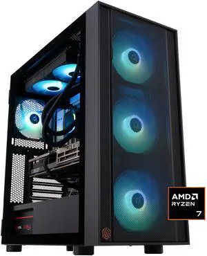 ABS Eurus Ruby Gaming PC - Windows 11 - AMD Ryzen 7 9800X3D - GeForce RTX 5070 Ti - DLSS 4 - AI-Powered Performance - 32GB DDR5 6400MHz - 2TB M.2 NVMe SSD - ER9800X3D5070TI5