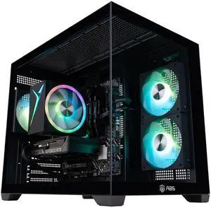 ABS Flux II Aqua Gaming PC - Windows 11 - Intel Core 5 120F - GeForce RTX 5060 - DLSS 4 - AI-Powered Performance - 32GB DDR4 3200MHz - 1TB M.2 NVMe SSD - FA120F5060 ABS Flux II Aqua Gaming PC - Windows 11 - Intel Core 5 120F - GeForce RTX 5060 - DLSS 4 - AI-Powered Performance - 32GB DDR4 3200MHz - 1TB M.2 NVMe SSD - FA120F5060
