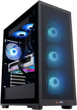 ABS Stratos Ruby Gaming PC - Windows 11 - AMD Ryzen 7 7800X3D - Radeon RX 9070 XT 16GB - 32GB DDR5 6400 - 1TB M.2 NVMe SSD - SR7800X3D9070XT