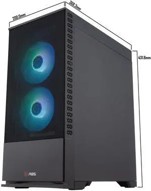 ABS Cyclone Aqua Prebuilt Gaming PC - Windows 11 - Intel Core i5-14400F - GeForce RTX 5060 8GB - DLSS 4 - 32GB DDR4 3200 - 1TB M.2 NVMe SSD ABS Cyclone Aqua Prebuilt Gaming PC - Windows 11 - Intel Core i5-14400F - GeForce RTX 5060 8GB - DLSS 4 - 32GB DDR4 3200 - 1TB M.2 NVMe SSD