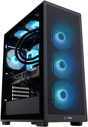 ABS Stratos Aqua Gaming PC Powered by Asus - Windows 11 - Intel Core i9-14900KF - RTX 5070 Ti 16GB - DLSS 4 - AI-Powered Performance - 32GB DDR5 6400 - 2TB M.2 NVMe SSD - SA14900KF5070TI2 ABS Stratos Aqua Gaming PC Powered by Asus - Windows 11 - Intel Core i9-14900KF - RTX 5070 Ti 16GB - DLSS 4 - AI-Powered Performance - 32GB DDR5 6400 - 2TB M.2 NVMe SSD - SA14900KF5070TI2