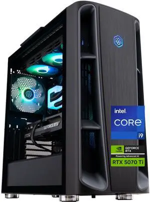 ABS Kaze II Aqua Gaming PC - Windows 11 - Intel Core i9-14900KF - GeForce RTX 5070 Ti 16GB - 32GB DDR5 6400 - 2TB M.2 NVMe SSD - KA14900KF5070TI
