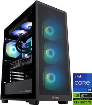 ABS Stratos Aqua Gaming PC Powered by Asus - Windows 11 - Intel Core i9-14900KF - RTX 5070 Ti 16GB - DLSS 4 - AI-Powered Performance - 32GB DDR5 6400 - 2TB M.2 SSD ABS Stratos Aqua Gaming PC Powered by Asus - Windows 11 - Intel Core i9-14900KF - RTX 5070 Ti 16GB - DLSS 4 - AI-Powered Performance - 32GB DDR5 6400 - 2TB M.2 SSD