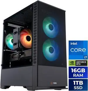 ABS Cyclone Aqua Prebuilt Gaming PC - Windows 11 - Intel Core i7-14700F - GeForce RTX 5060 Ti 16GB - DLSS 4 - 16GB DDR5 - 1TB NVMe SSD ABS Cyclone Aqua Prebuilt Gaming PC - Windows 11 - Intel Core i7-14700F - GeForce RTX 5060 Ti 16GB - DLSS 4 - 16GB DDR5 - 1TB NVMe SSD