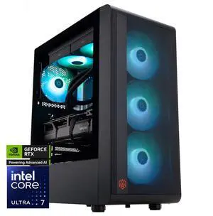 ABS Stratos Pro AI PC -  Intel Core Ultra 7 265KF - GeForce RTX 5070 Ti - 64GB (16GBx4) DDR5 - 2TB NVMe SSD - Ubuntu