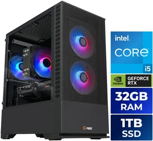 ABS Cyclone Aqua Prebuilt Gaming PC - Windows 11 - Intel Core i5-14400F - GeForce RTX 5060 8GB - DLSS 4 - 32GB DDR4 3200 - 1TB M.2 SSD ABS Cyclone Aqua Prebuilt Gaming PC - Windows 11 - Intel Core i5-14400F - GeForce RTX 5060 8GB - DLSS 4 - 32GB DDR4 3200 - 1TB M.2 SSD