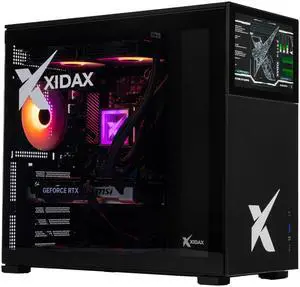 Xidax X-6 AMD Ryzen 7 9800X3D 4.7GHz (up to 5.2GHz) , NVIDIA GeForce RTX 5060Ti 16GB, 2TB NVMe M.2 SSD, 32GB (2x16GB) RAM, Window 11 Home Xen Black LCD Gaming Desktop - Assembled & Serviced in Utah