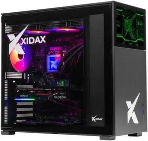 Xidax X-6 Series Intel Core i7 14700KF 3.4GHz (up to 5.6GHz),  AMD Radeon RX 9060XT 16GB, 2TB NVMe M.2 SSD, 32GB (2x16GB) RAM, Window 11 Home Xen Blk LCD Gaming Desktop - Assembled & Serviced in Utah