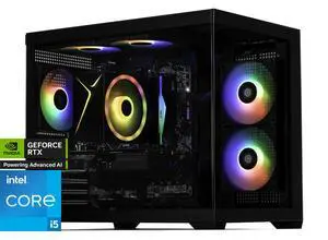 STORMCRAFT Gaming PC SIRIUS Intel Core i5-14400F NVIDIA GeForce RTX 5070- AI Powered 32GB (16Gx2) DDR5 RGB 6000MHz 2TB NVMe SSD 650W PSU Windows 11 Home - SI1440FCC-570N1