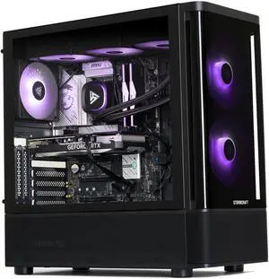 STORMCRAFT Gaming PC SKYHAWK PRO Intel Core i9-14900KF NVIDIA GeForce RTX 5070 Ti β AI Powered 32GB DDR5 6000MHz RGB 2TB NVMe SSD 360mm AIO 850W PSU Windows 11 Home - SP149KFCC-57TN1 STORMCRAFT Gaming PC SKYHAWK PRO Intel Core i9-14900KF NVIDIA GeForce RTX 5070 Ti β AI Powered 32GB DDR5 6000MHz RGB 2TB NVMe SSD 360mm AIO 850W PSU Windows 11 Home - SP149KFCC-57TN1