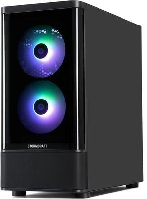 STORMCRAFT Gaming PC SKYHAWK PRO Intel Core i7-14700F NVIDIA GeForce RTX 5070 – AI Powered 32GB DDR5 6000MHz RGB 2TB NVMe SSD 850W PSU Windows 11 Home - SP1470FCC-570N1
