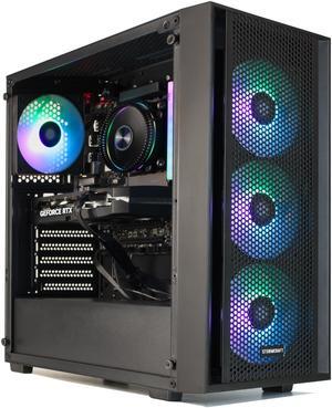STORMCRAFT Gaming PC SCORPIO Intel Core i5-14400F NVIDIA GeForce RTX 5060  – AI Powered 32GB DDR4 3200MHz RGB 1TB NVMe SSD 650W PSU Windows 11 Home - SC1440FCB-560N1
