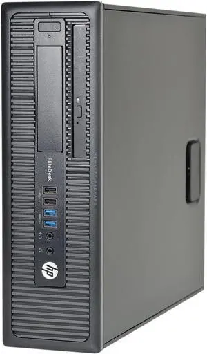 HP Desktop Computer 800 G1-SFF Intel Core i5-4570 8GB DDR3 240GB SSD Intel HD Graphics 4600 Windows 10 Pro
