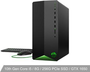 HP Gaming Desktop Pavilion TG01-1020 Intel Core i5-10400F 8GB DDR4 256 GB PCIe SSD GeForce GTX 1650 Windows 11 Home 64-bit