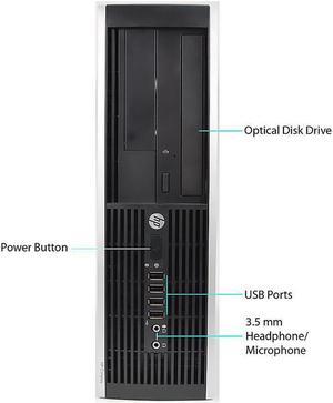HP Desktop PC EliteDesk 8300 Intel Core i5-3470 4GB DDR3 256 GB SSD Intel HD Graphics 2500 Linux Mint