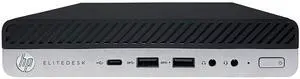 HP EliteDesk 800 G5 Mini Desktop Intel Core i5-8500T 2.1GHz 16GB Memory 500GB NVMe Internal WiFi Windows 11 Pro 64-bit