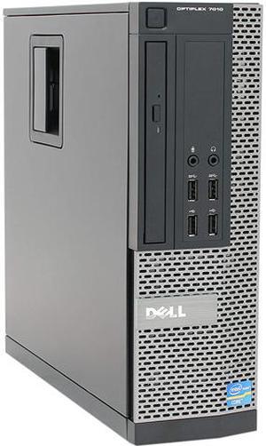 DELL Desktop Computer 7010-SFF Intel Core i5-3470 16GB DDR3 240GB SSD Intel HD Graphics 2500 Windows 10 Pro 64-bit