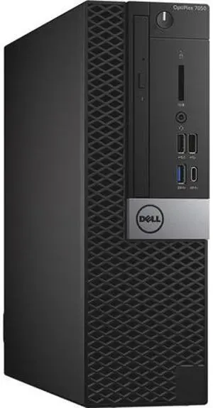 DELL Desktop Computer OptiPlex 7050-SFF Intel Core i5-7500 16 GB 2TB HDD Intel HD Graphics 630 Windows 10 Pro 64-bit