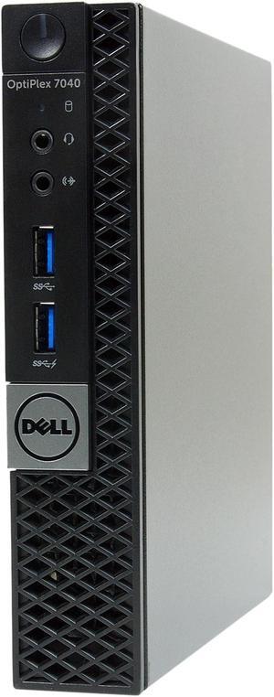 DELL Desktop Computer 7040-MICRO Intel Core i5-6500T 16GB DDR4 512GB SSD Intel HD Graphics 530 Windows 10 Pro 64-bit