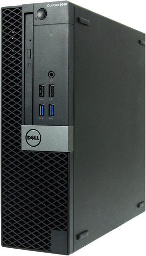 DELL Desktop Computer OptiPlex 5040-SFF Intel Core i7 6th Gen 6700 (3.40GHz) 16 GB 512 GB SSD DVDRW Intel HD Graphics 530 Windows 10 Pro 64-bit