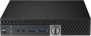 DELL Business Desktop OptiPlex 3040 Micro Intel Core i5-6500T 8GB DDR3 Intel HD Graphics 530 Windows 10 Pro 64-bit