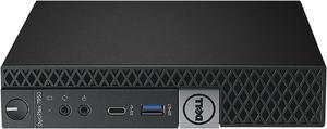 DELL Business Desktop OptiPlex 7050 Micro Intel Core i3-7100T 8GB DDR4 500GB HDD Intel HD Graphics 630 Windows 10 Pro 64-bit