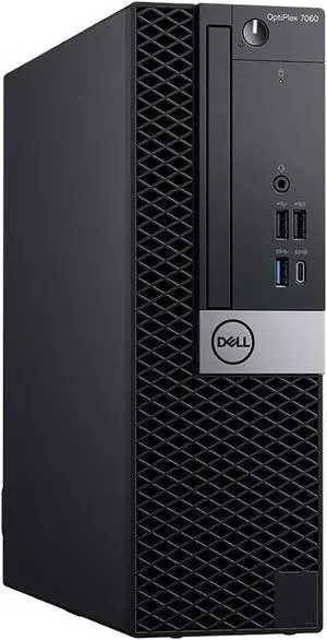 Dell OptiPlex 7060 Small Form Factor Desktop Intel Core i5 8th Gen 8500 (3.00GHz) 16GB DDR4 256 GB SSD Intel UHD Graphics 630 Windows 10 Pro 64-bit Grade A