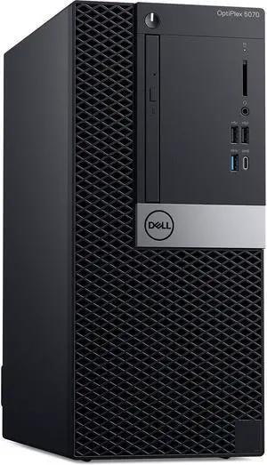 DELL Business Desktop OptiPlex 5070-T Intel Core i5-9500 16GB DDR4 512GB SSD Intel UHD Graphics 630 Windows 11 Pro 64-bit